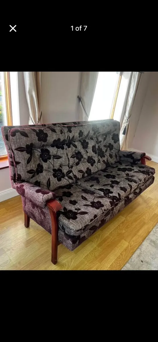 Couch and Armchairs: Living Room Furniture - Image 1