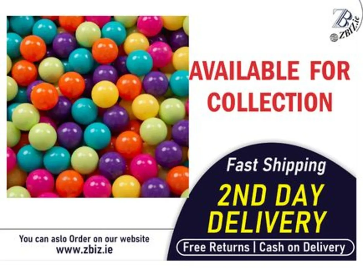Ball Pit Balls 700pcs 7cm – Kids Plastic Play Ball - Image 1