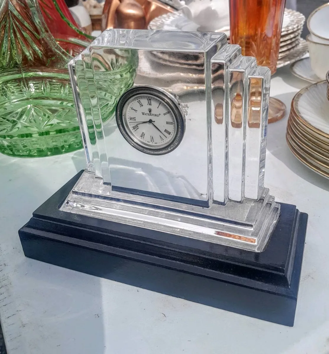 Waterford crystal mantel clock - Image 1