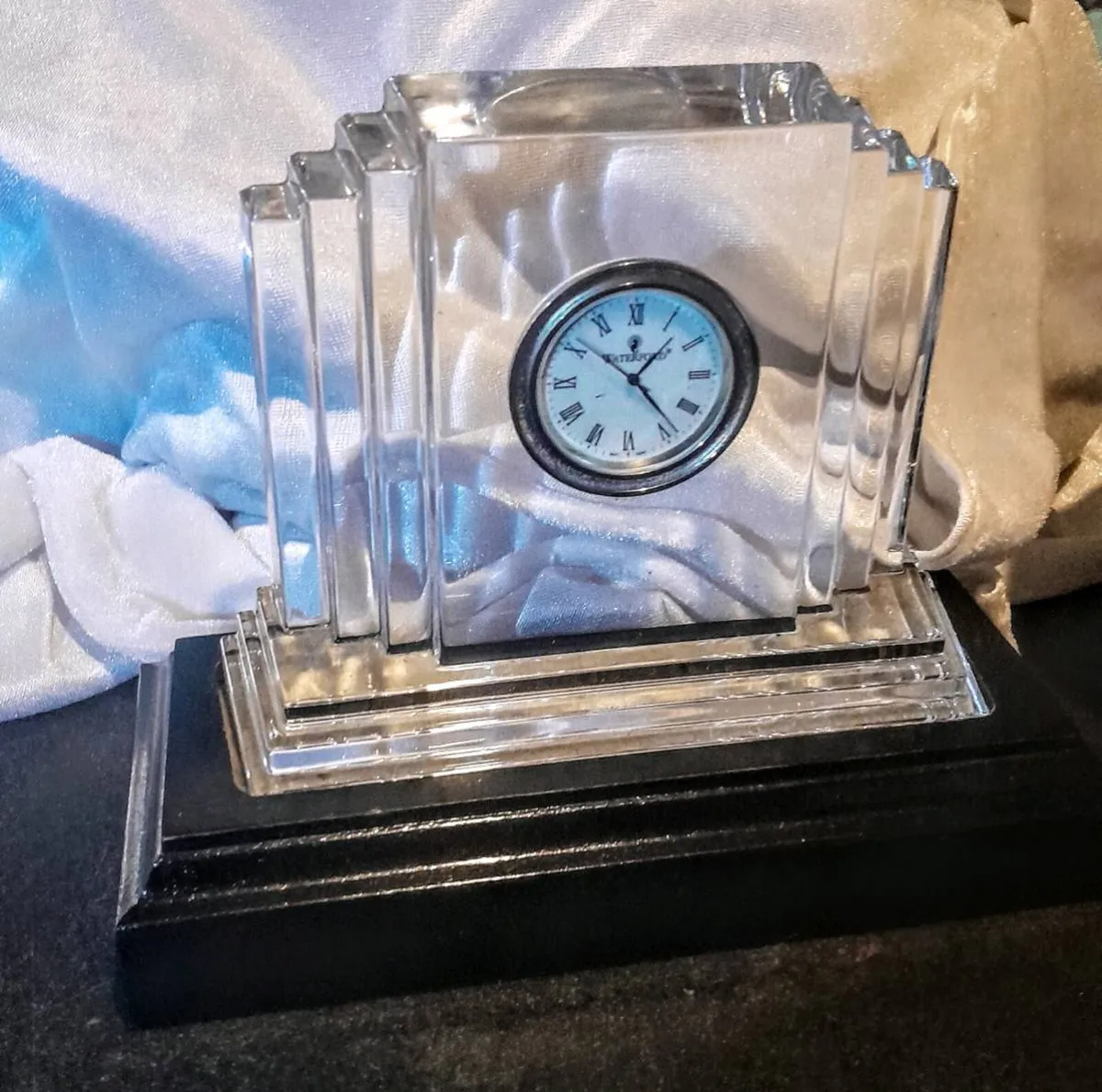 Waterford crystal mantel clock - Image 2