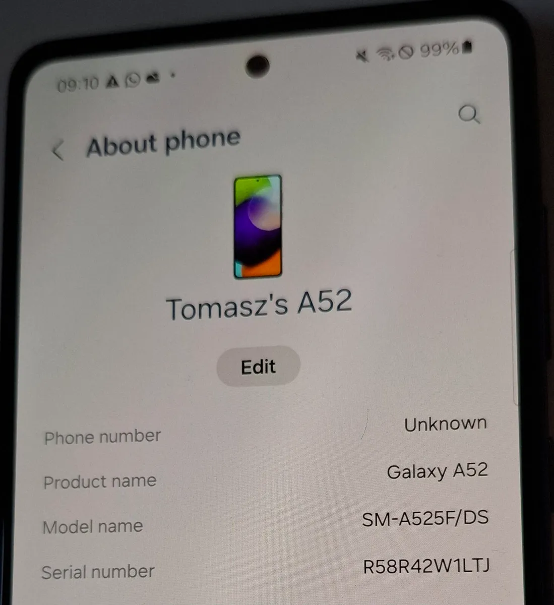 Samsung Galaxy A52s, 128 GB, Dual SIM, Unlocked - Image 1