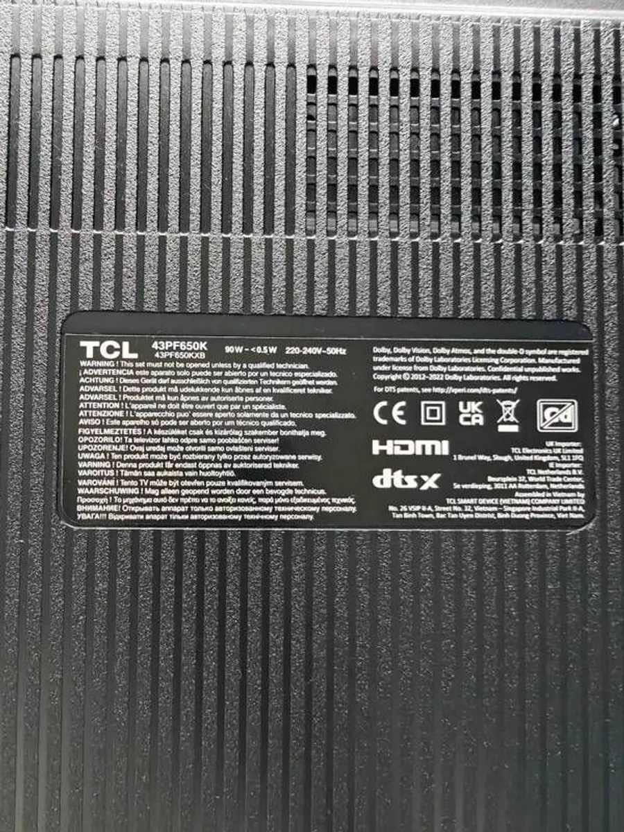 TCL 43inch 4k TV - Image 4