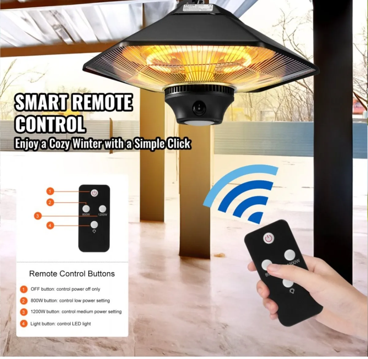 Vevor Infrared heater - Image 3