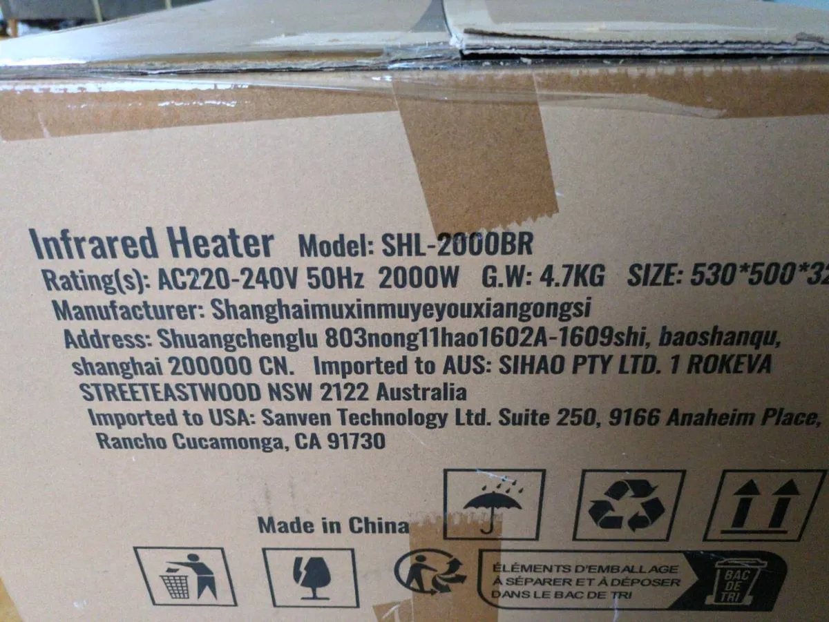Vevor Infrared heater - Image 4