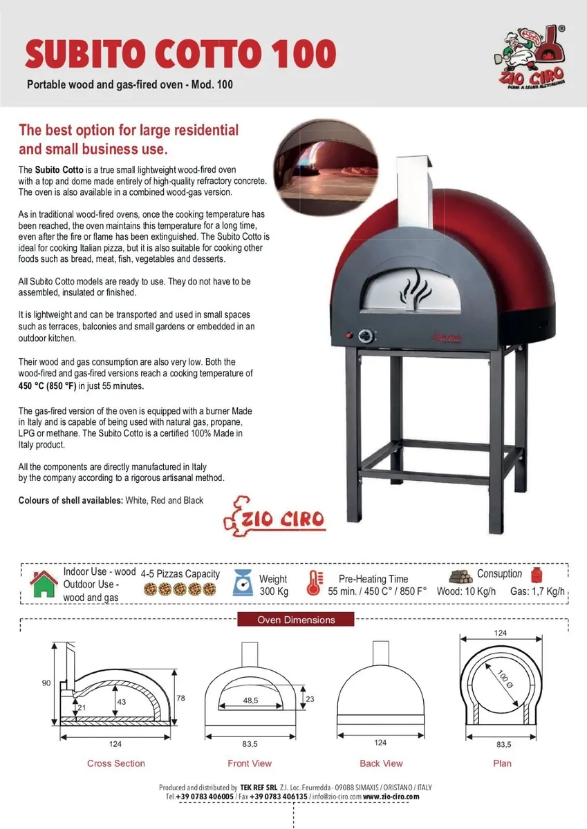 Wood Fire Pizza Oven - Image 2