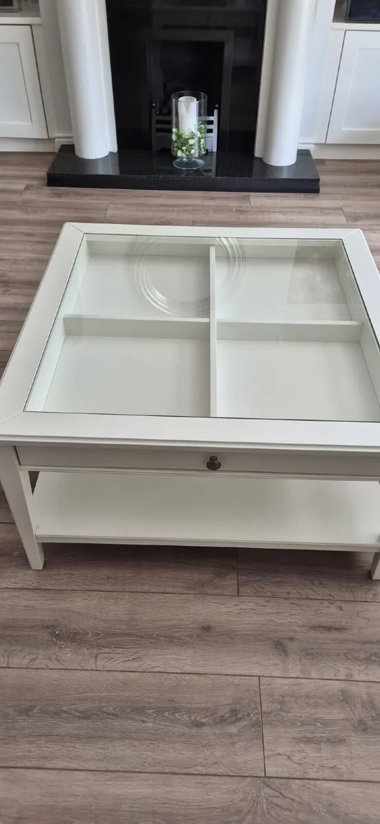 Glass coffee table White - Image 2