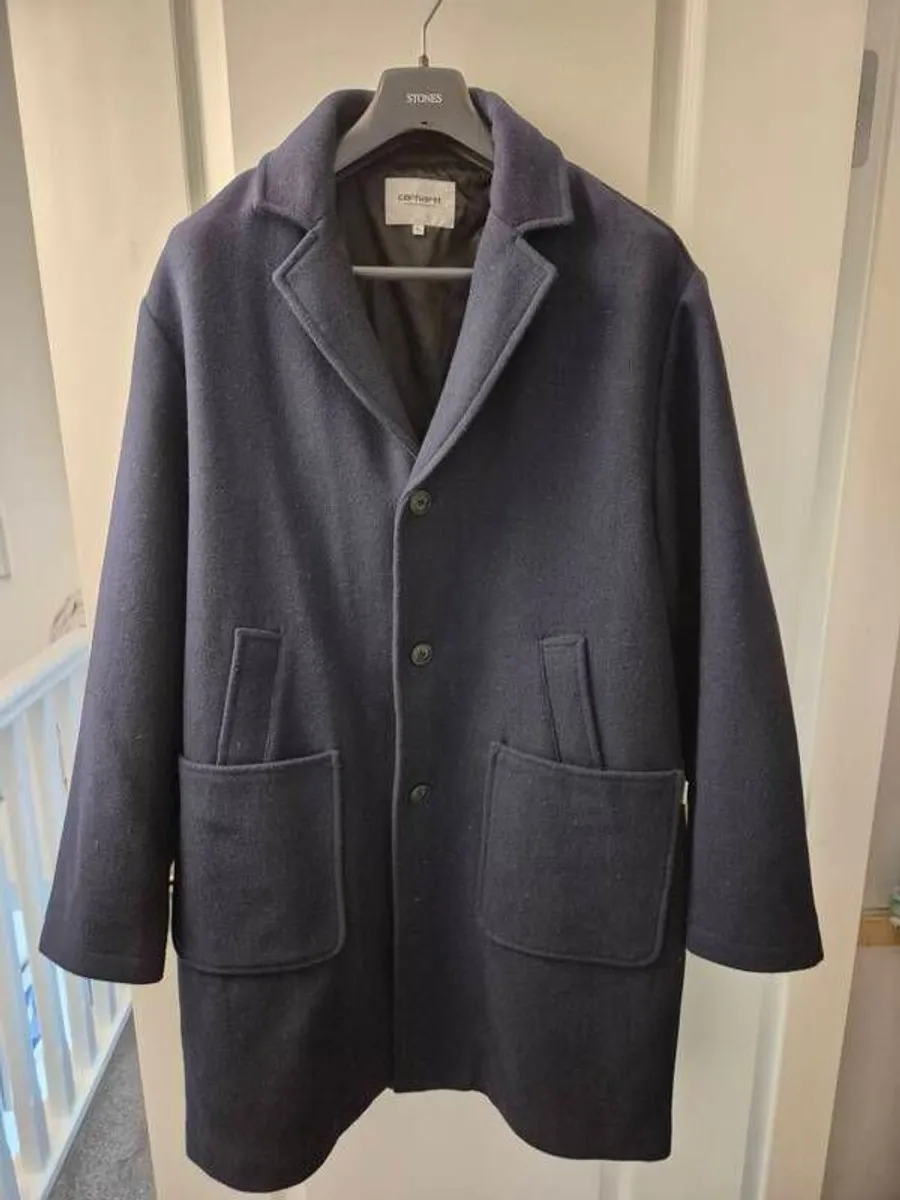 carhartt Jenson wool coat XL navy - Image 1