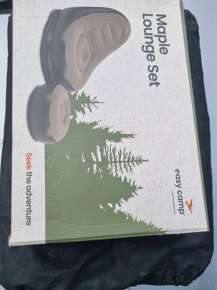 Maple longe set and double mattress electric blow - Image 1