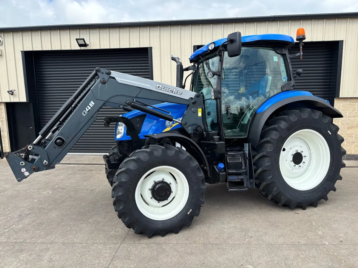 2014 NEW HOLLAND T6.150 C/W QUICKE LOADER - Image 1