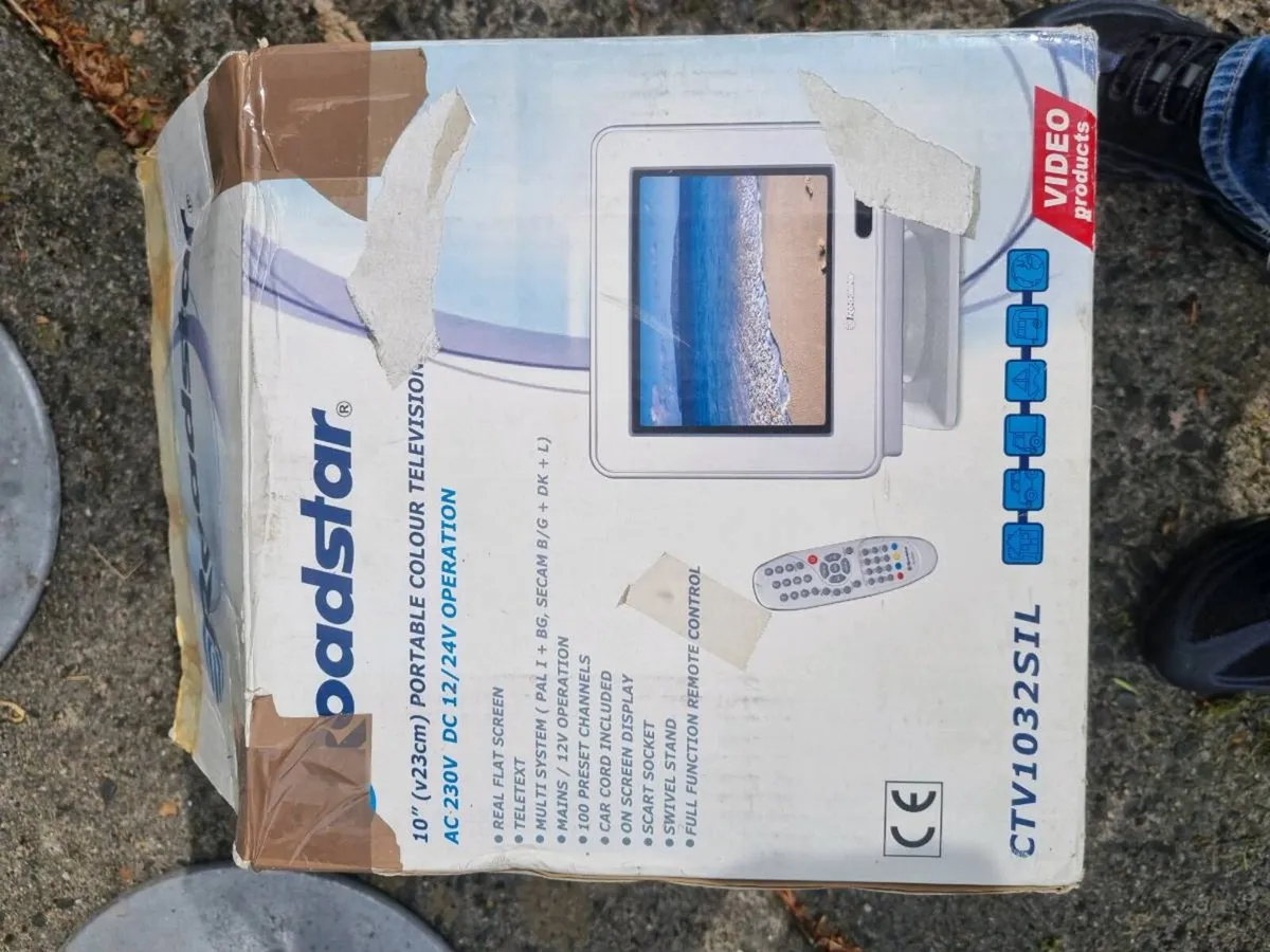 Portable TV colour rear now workd perfect with rem