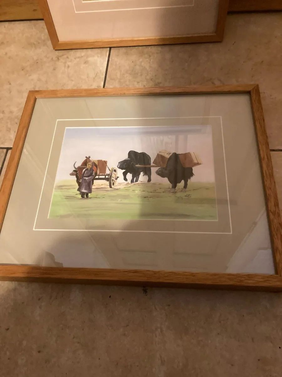 Set of two oil paintings free postage - Image 2