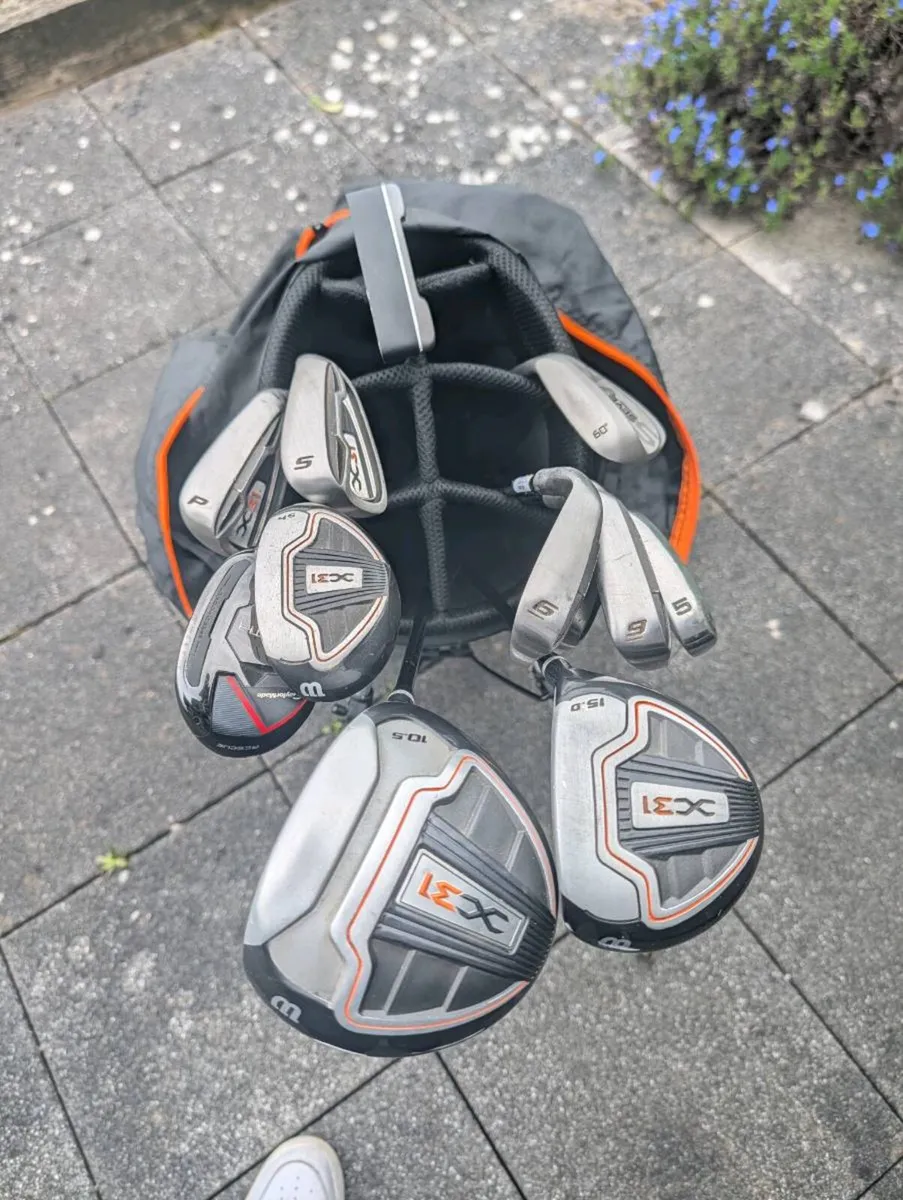 Full Golf Set - Wilson X31 + TaylorMade Stealth 2 - Image 1