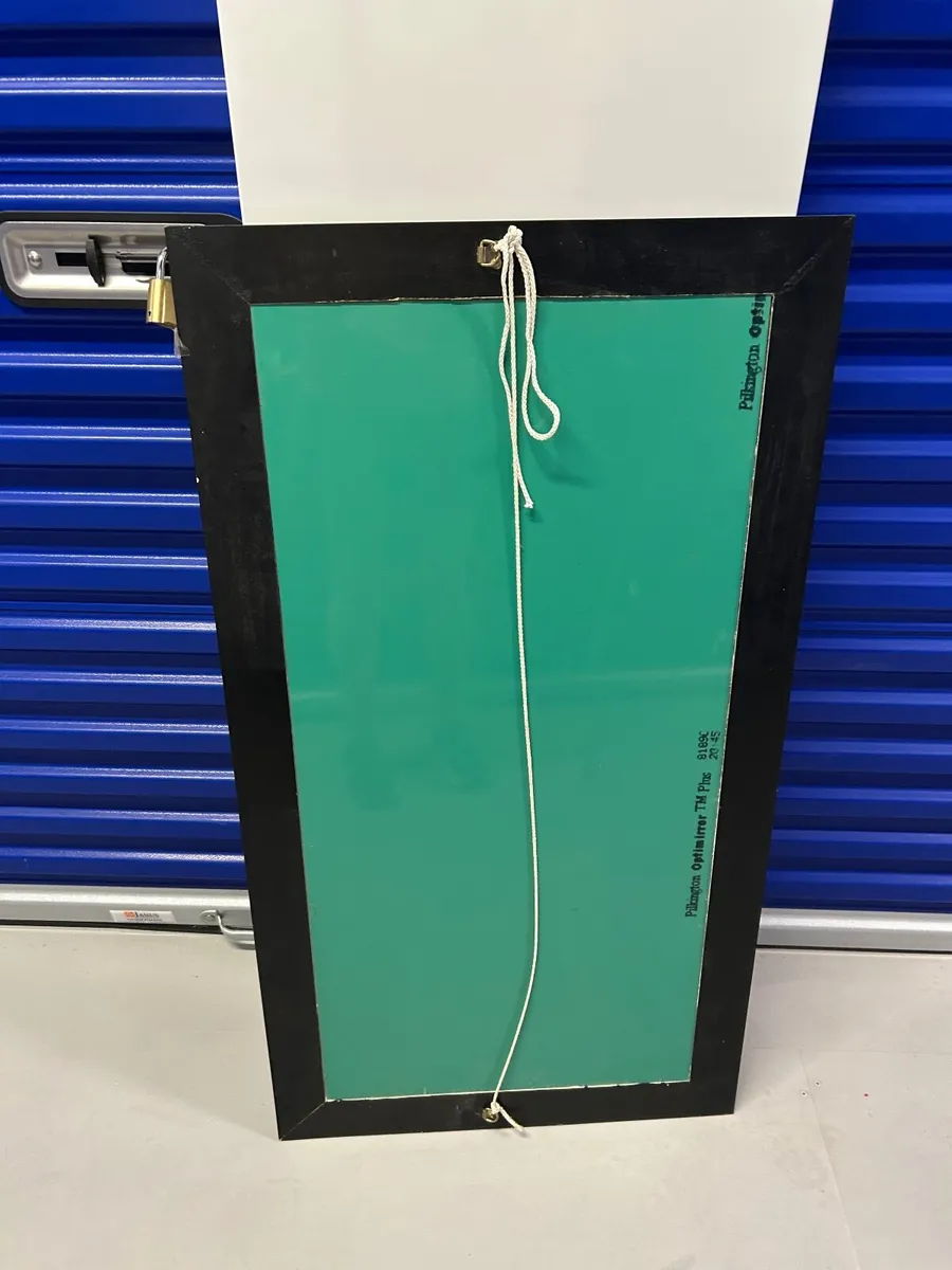 Mirror, black wooden frame - Image 2