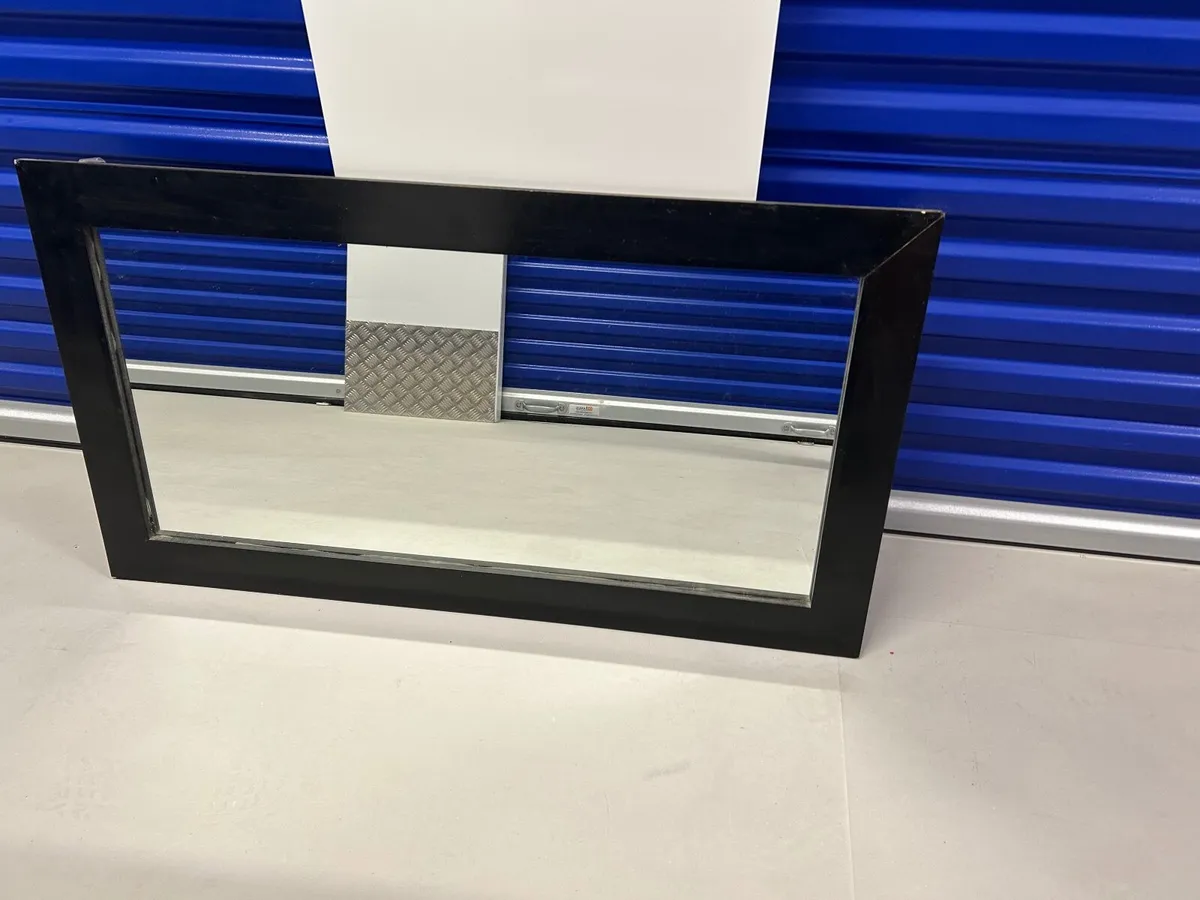 Mirror, black wooden frame - Image 1