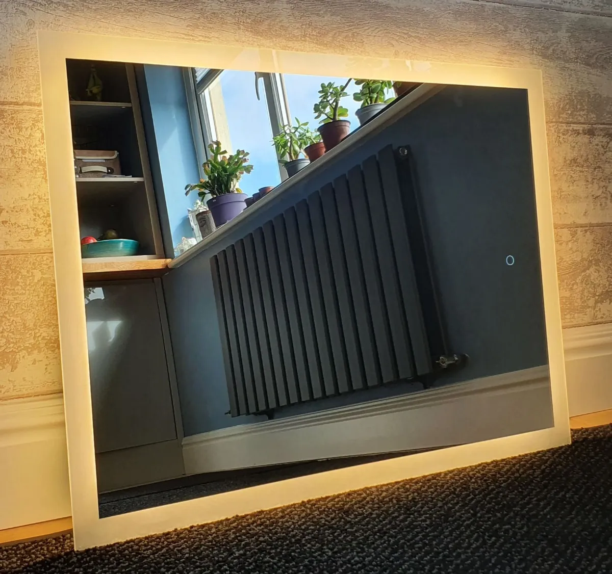 LED Bathroom Mirror 60x80cm Cold Warm Light - Image 3