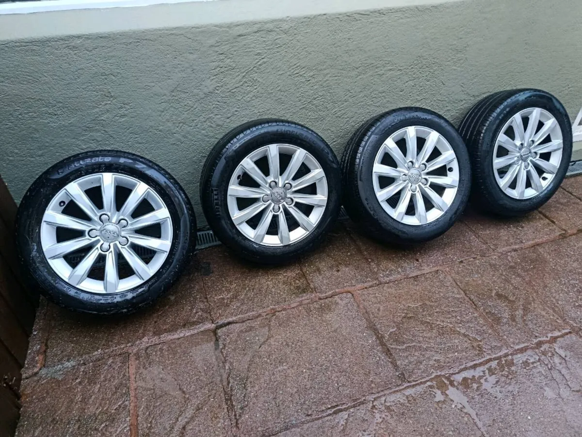 Genuine Audi A3 alloy's - Image 1