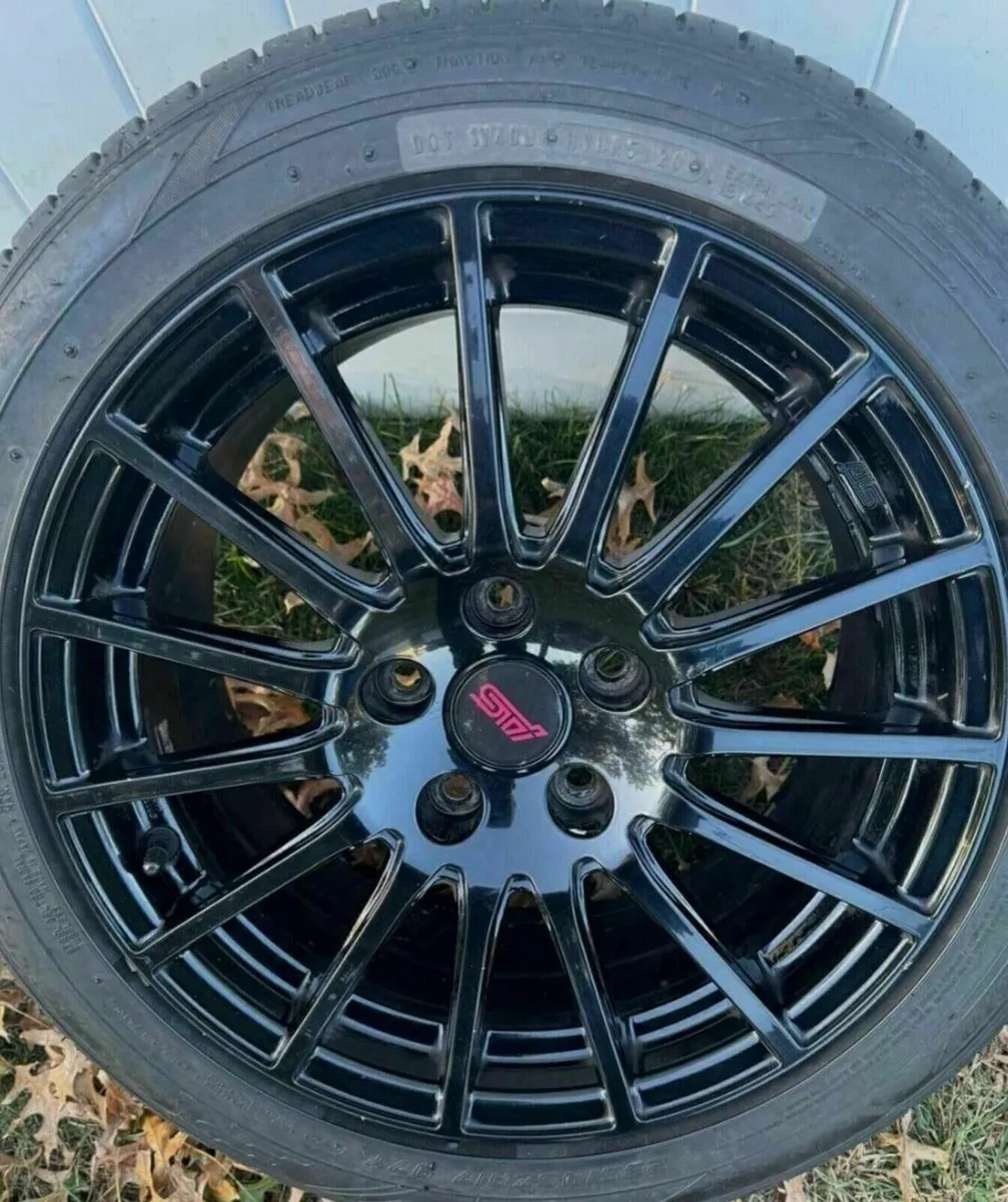 Subaru STI Centre Caps (59mm) FREE POST - Image 2