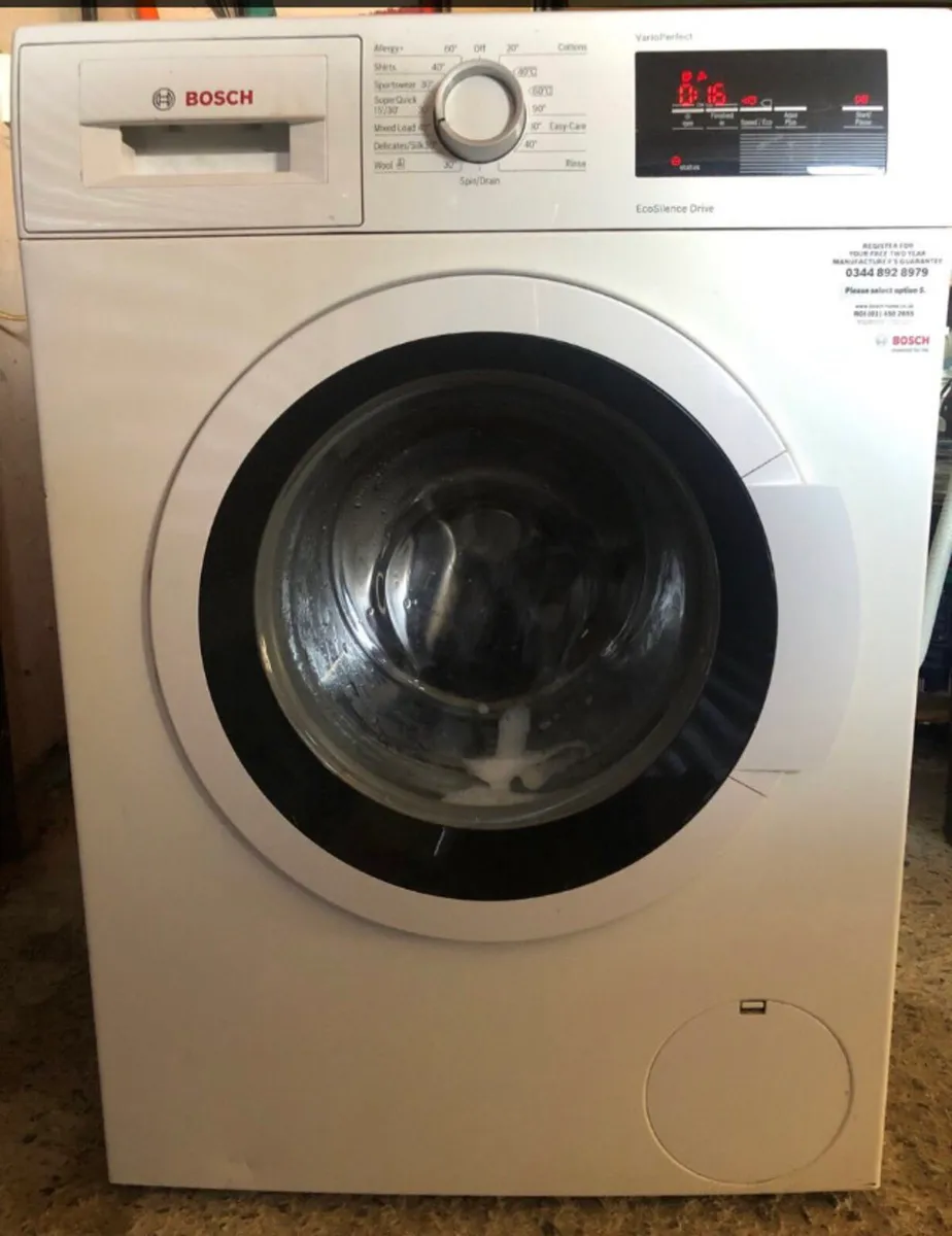 Bosch 9kg 1400spin washing machine
