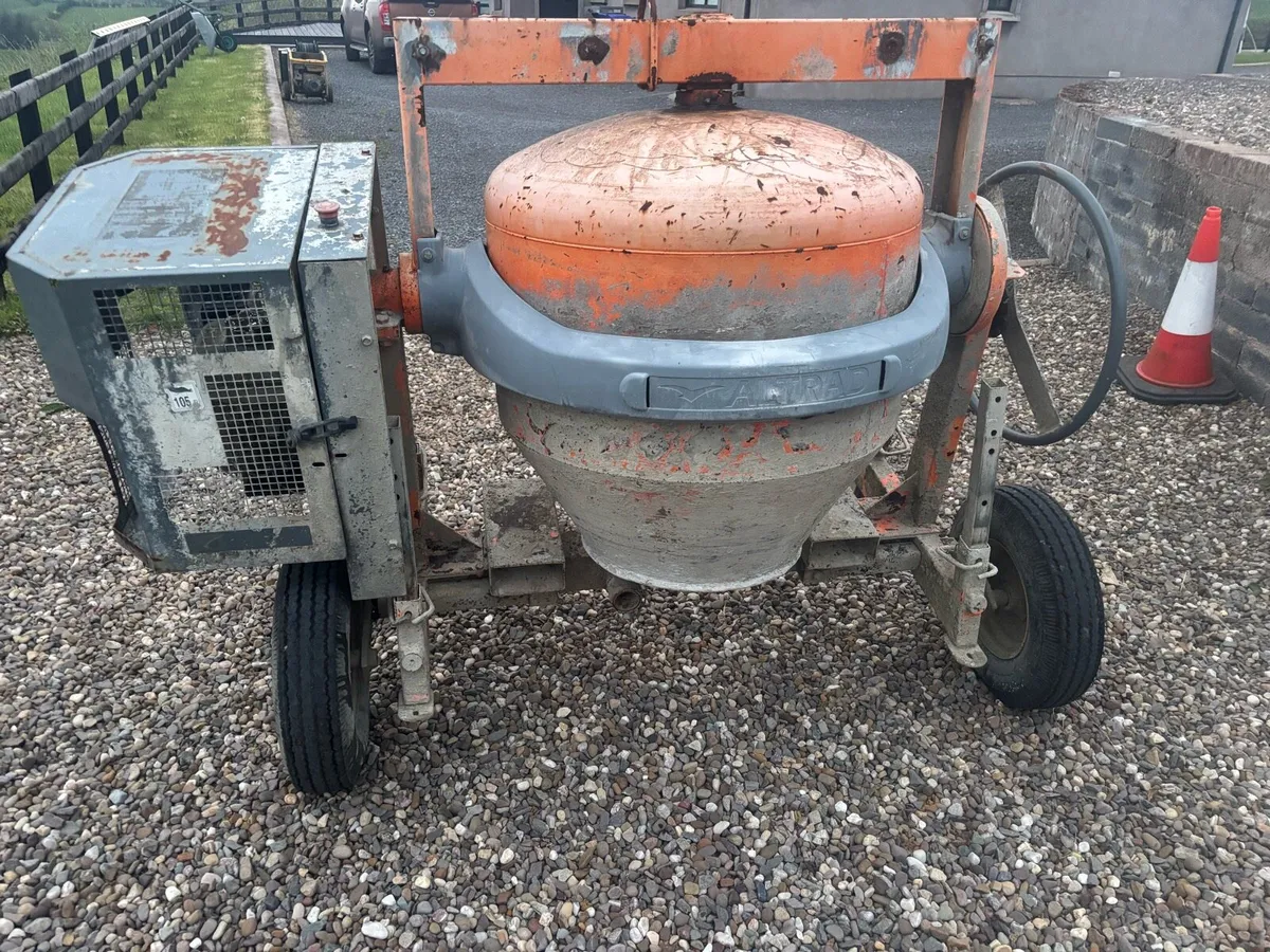 Belle Altrad Single Axle Petrol Mixer - Image 3