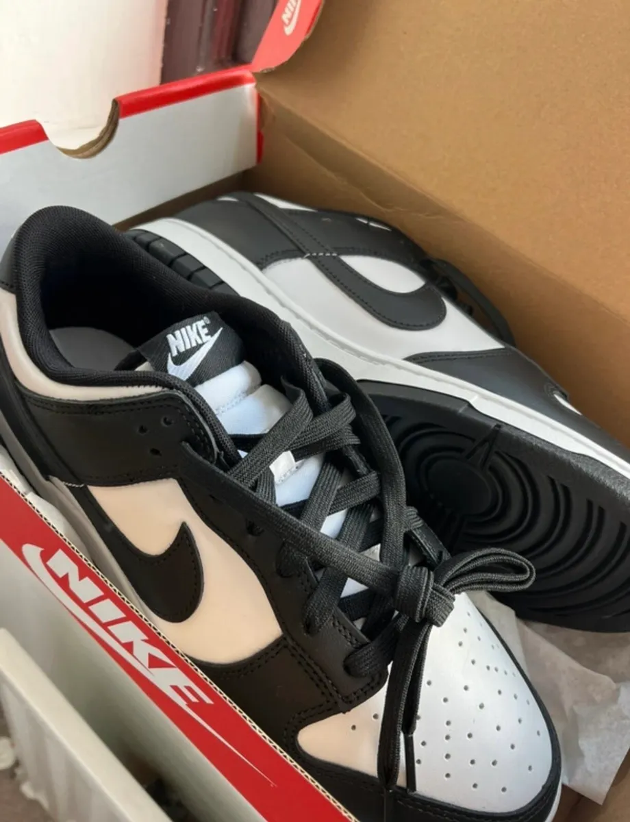 Nike Dunk Low Retro. Black & White. Brand New. - Image 1