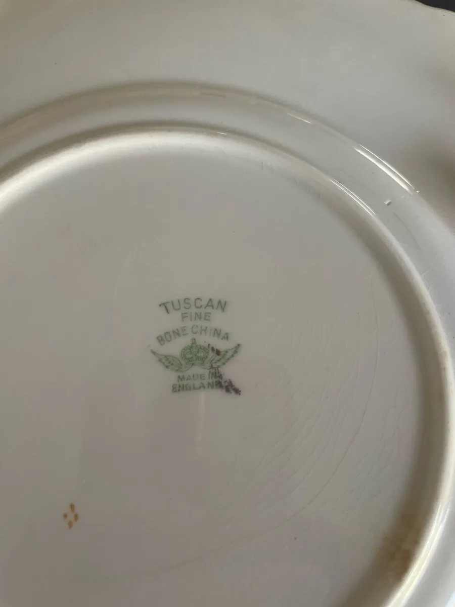 Vintage Tuscan Fine Bone Tea Set - 12 settings - Image 4