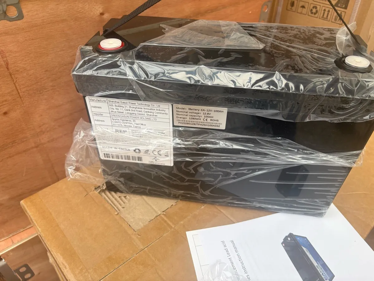 NEW  LiFePo4 Battery 12v 100AH  Lithium - Image 3