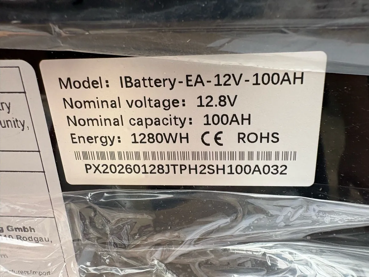 NEW  LiFePo4 Battery 12v 100AH  Lithium - Image 4