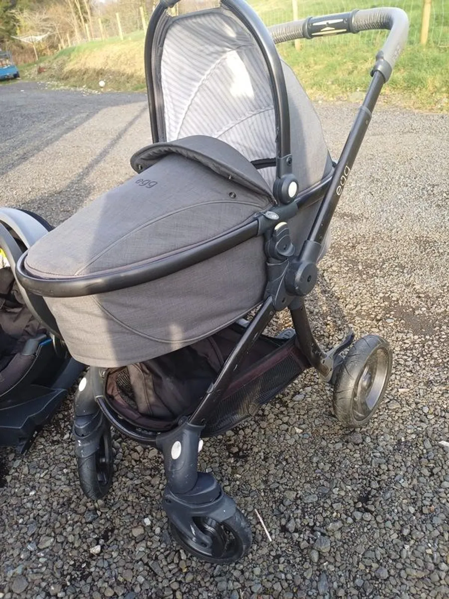 kids pushchair+cot+ high hair - Image 1