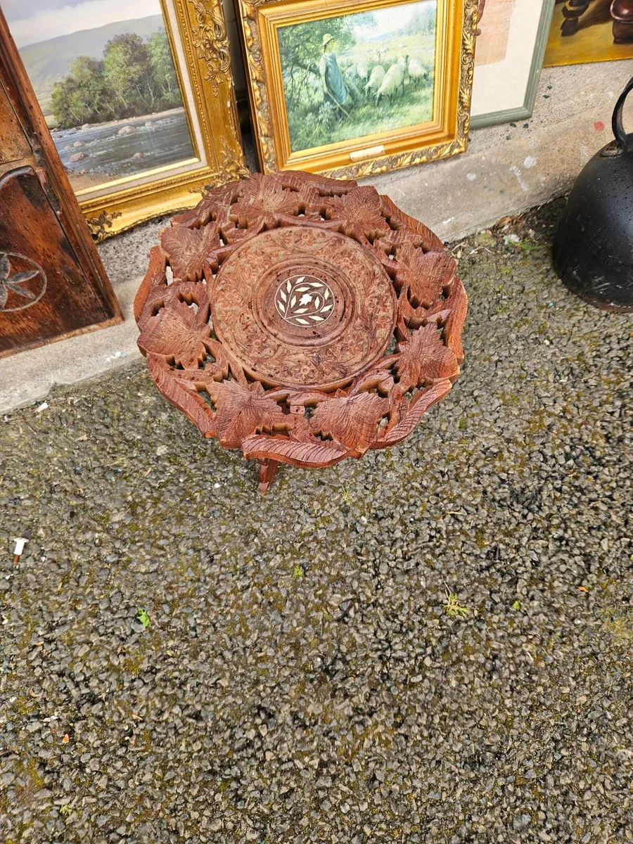 Vintage Small Decorative Table - Image 1