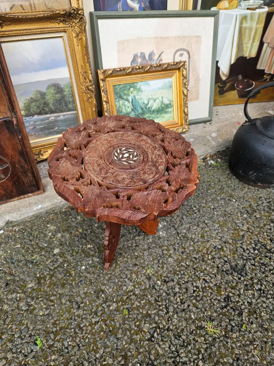 Vintage Small Decorative Table - Image 2