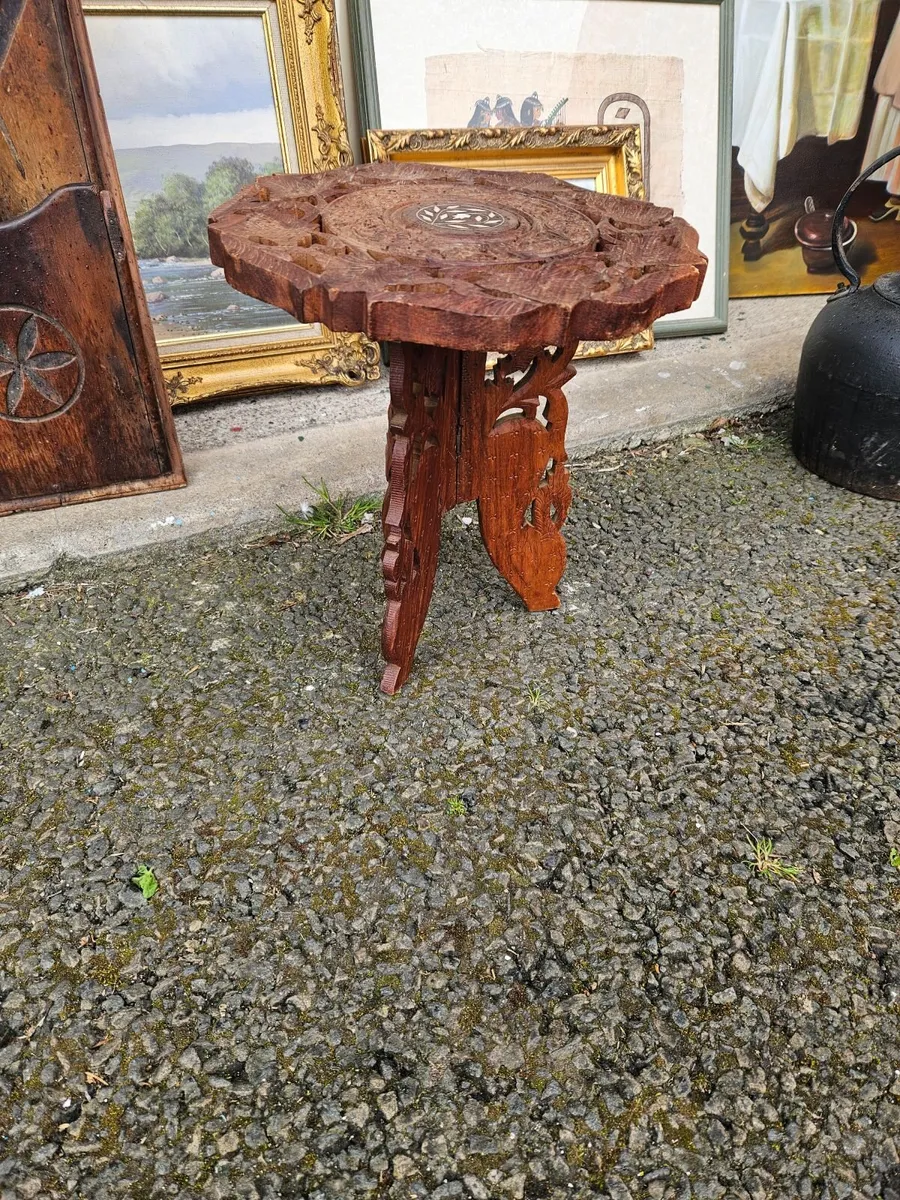 Vintage Small Decorative Table - Image 3