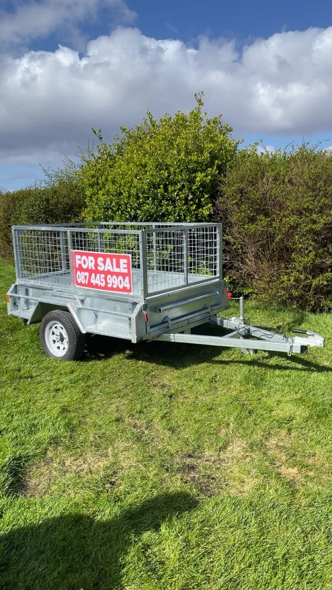 Unused 6x4 single axle trailer - Image 1