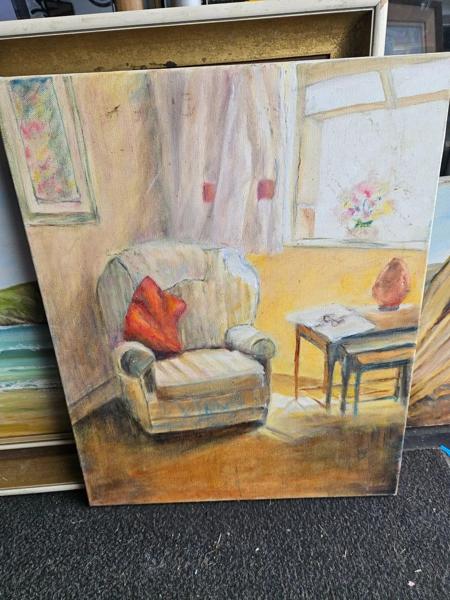 Picture Oil on Canvas - Image 1
