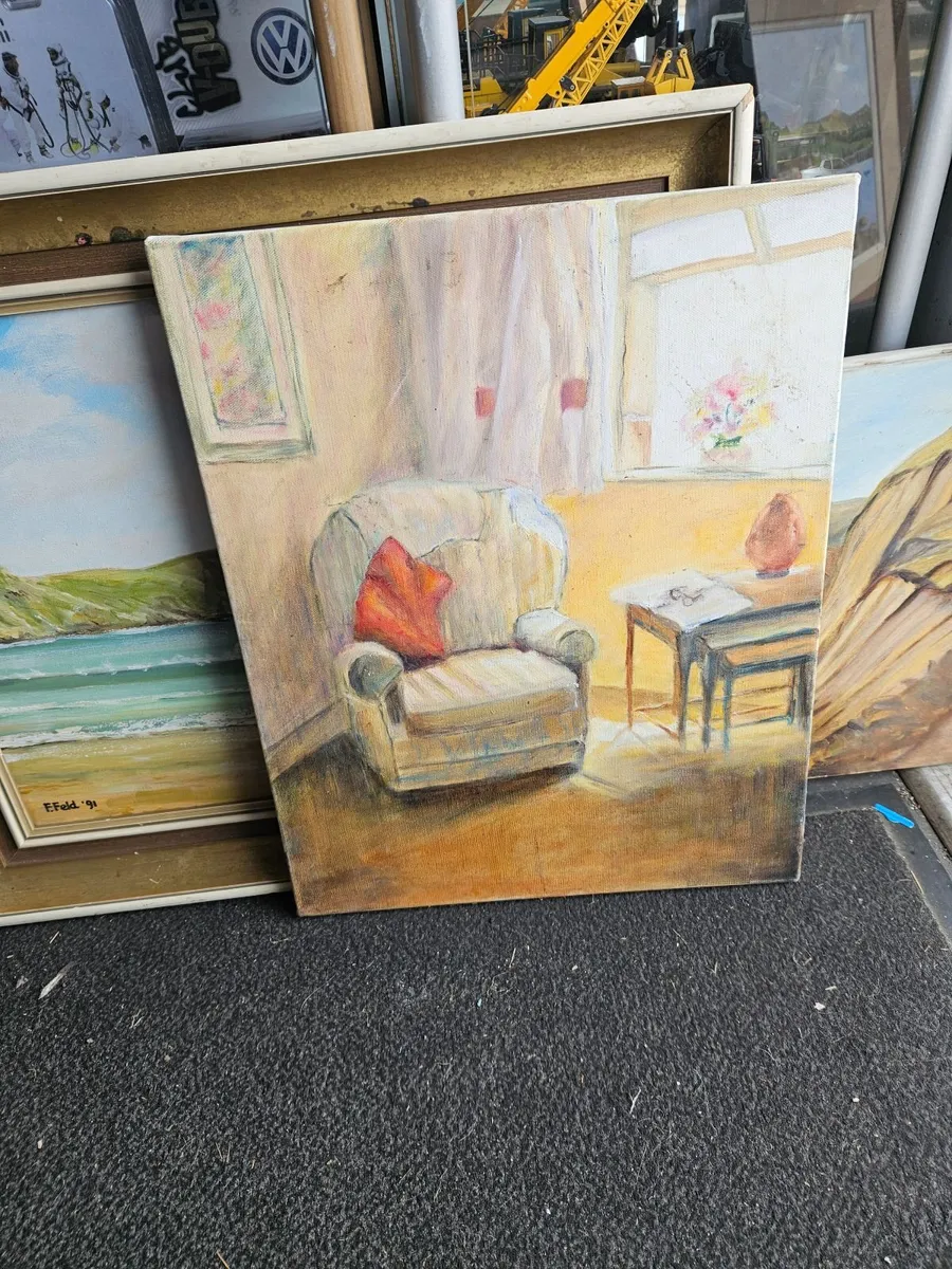 Picture Oil on Canvas - Image 2
