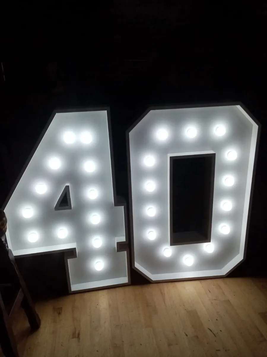 LED Light Up Numbers - Image 1
