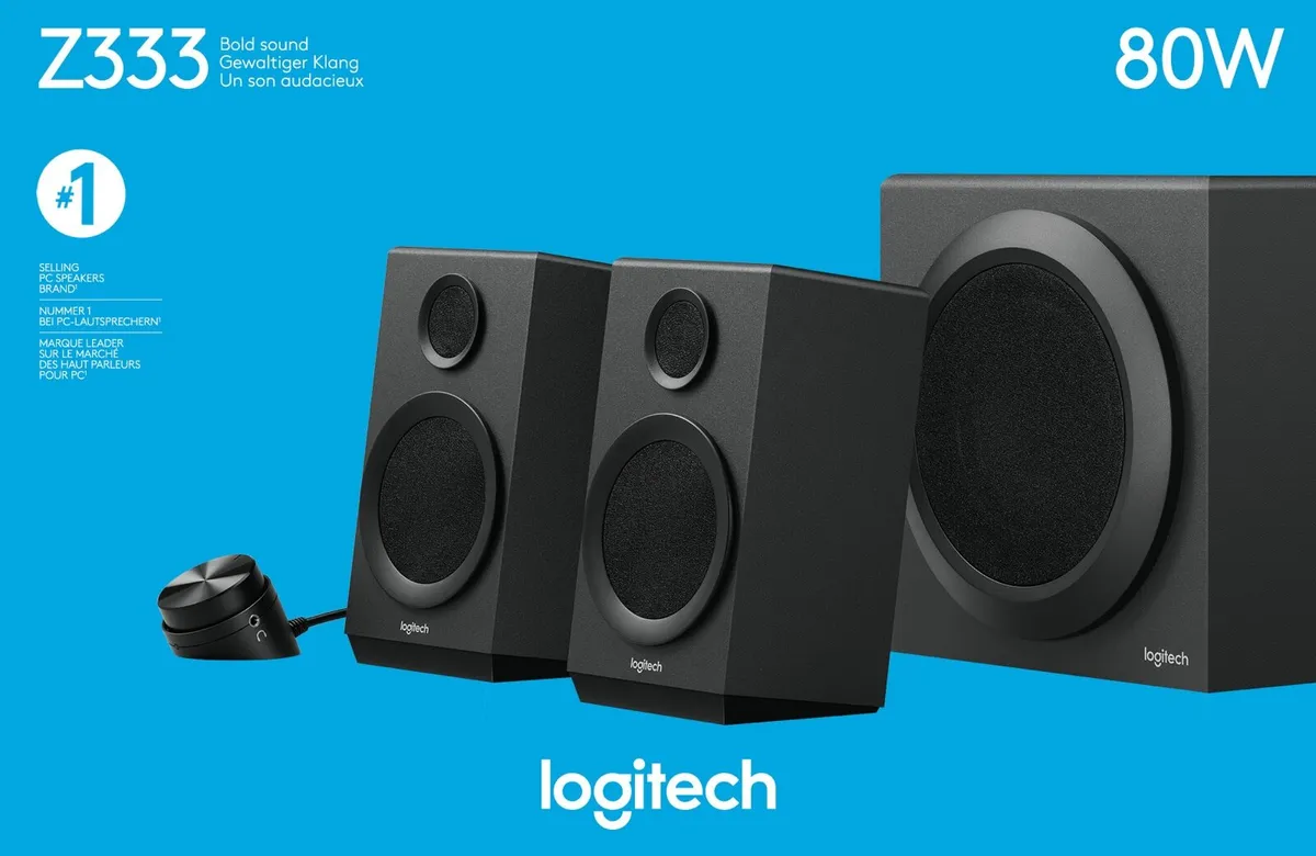 Logitech Z333 2.1 Speaker System - Image 2