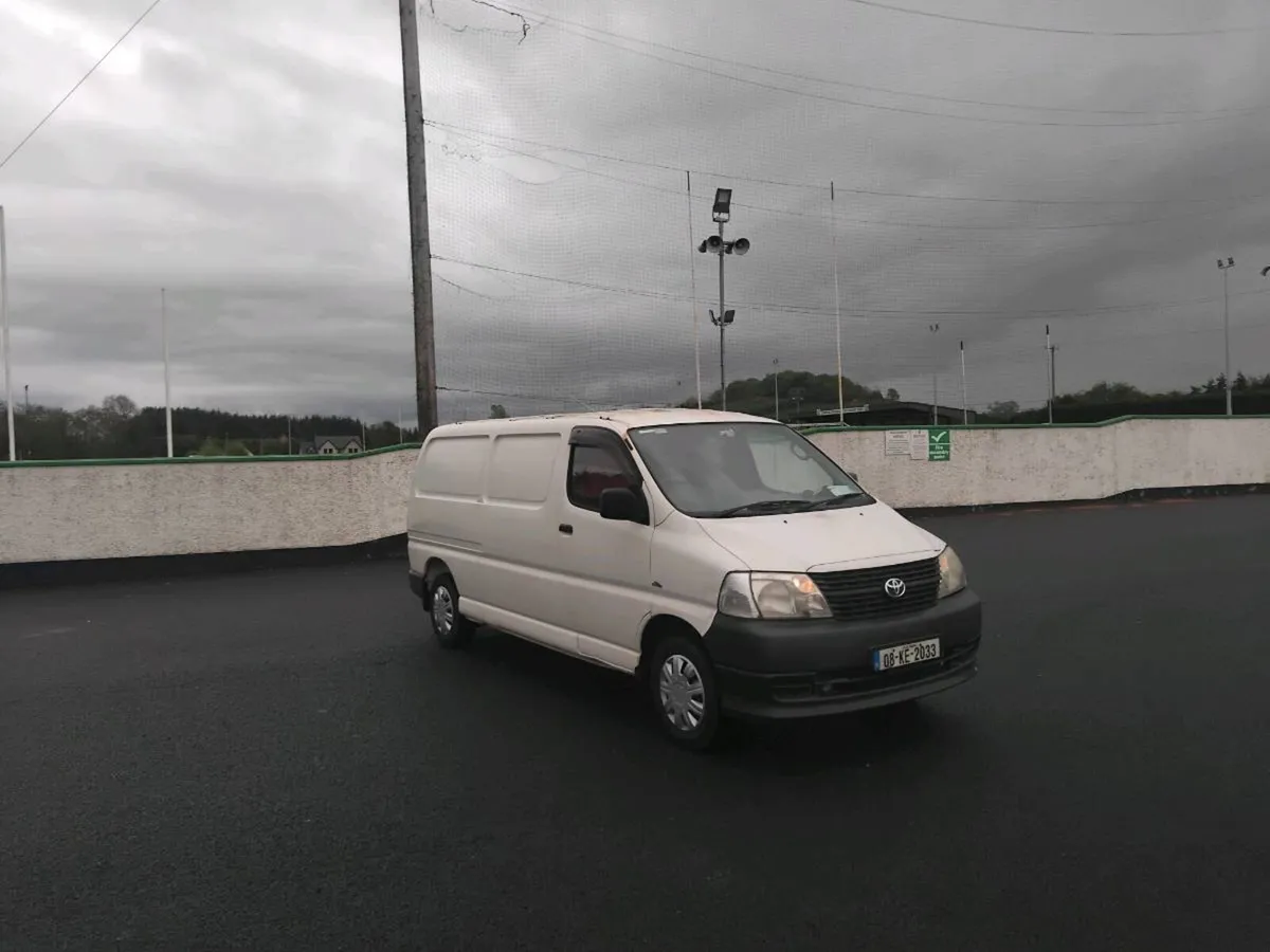 2008 Toyota hiace van for sale cvrt tested 10/26 - Image 2