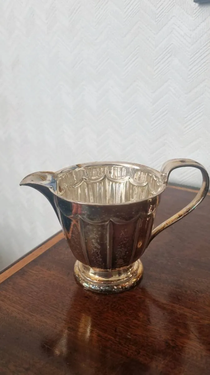 Antique Art Deco Silver Tea Set - Image 3