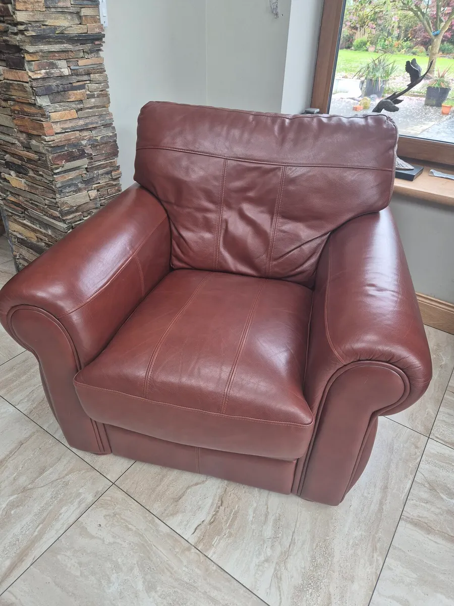 Italian Leather suite - Image 3