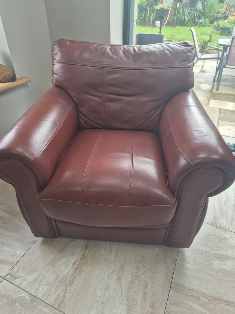 Italian Leather suite - Image 4