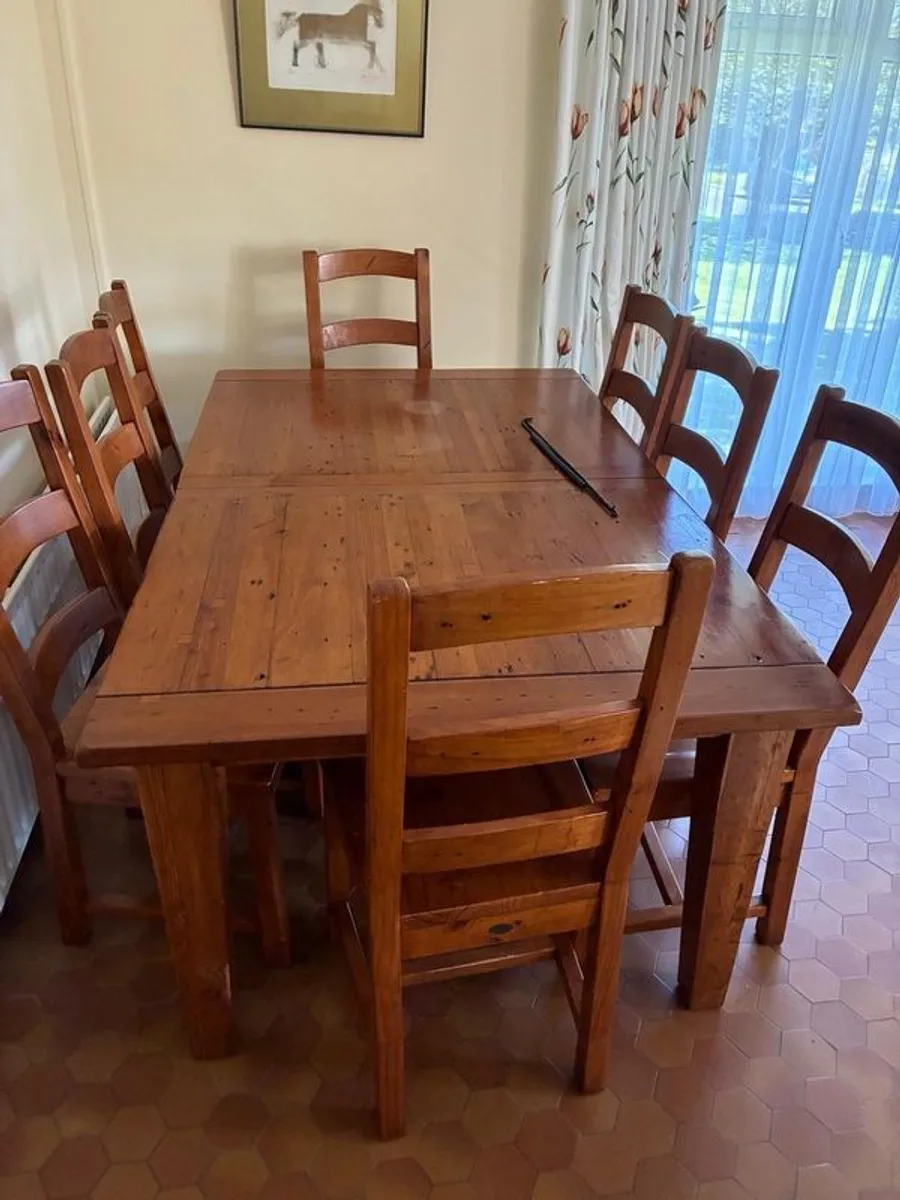 Global Village Dining Table & Chairs - Image 1