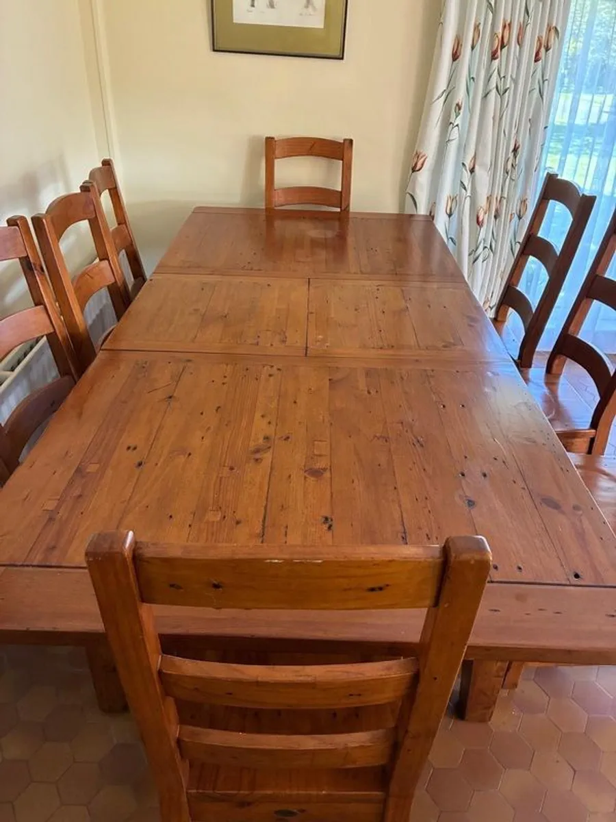 Global Village Dining Table & Chairs - Image 2
