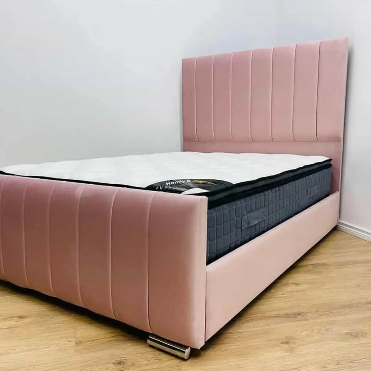 Indiana Double & King Size Bed Frame With Mattress - Image 3