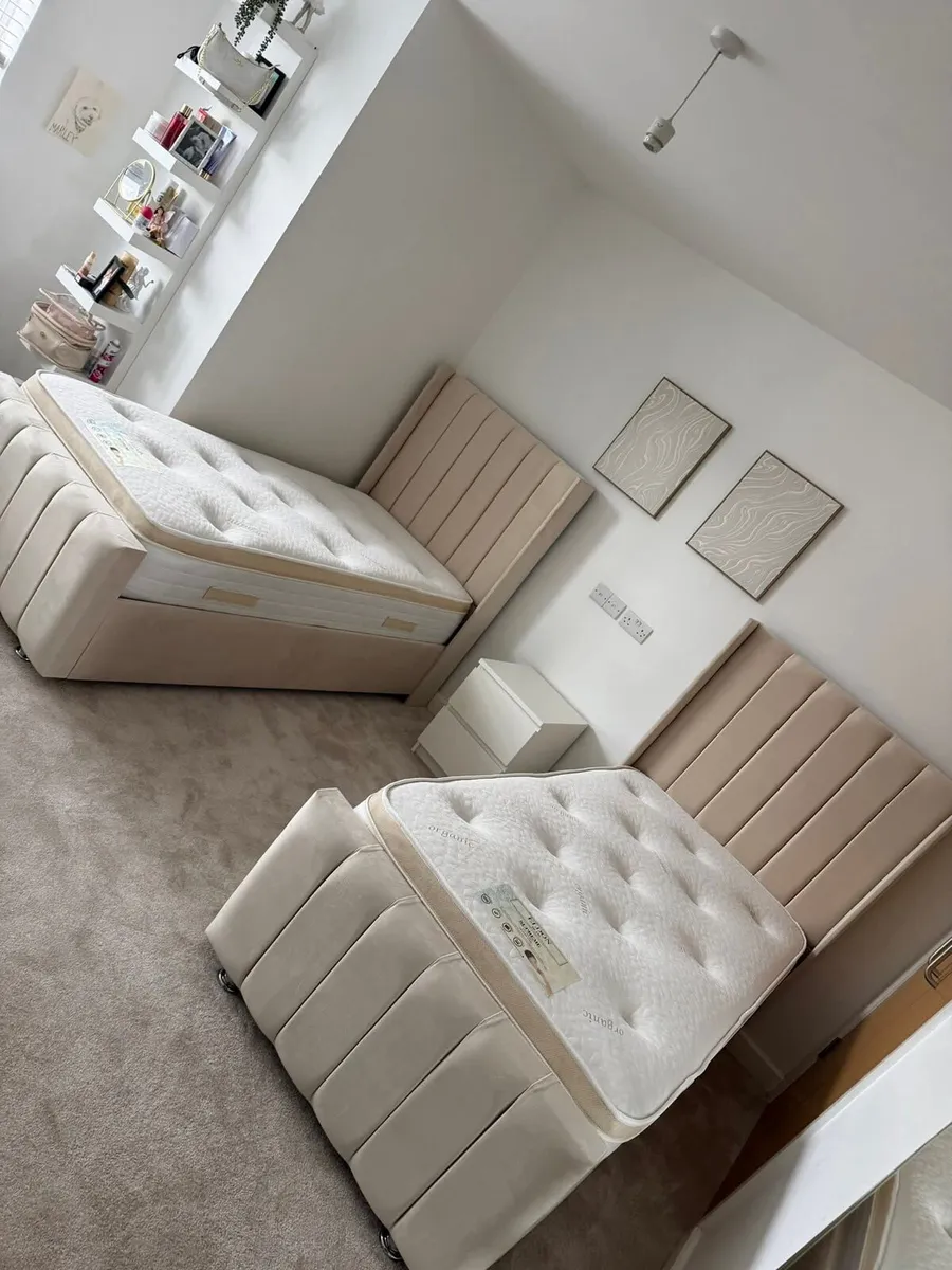 Indiana Double & King Size Bed Frame With Mattress - Image 4