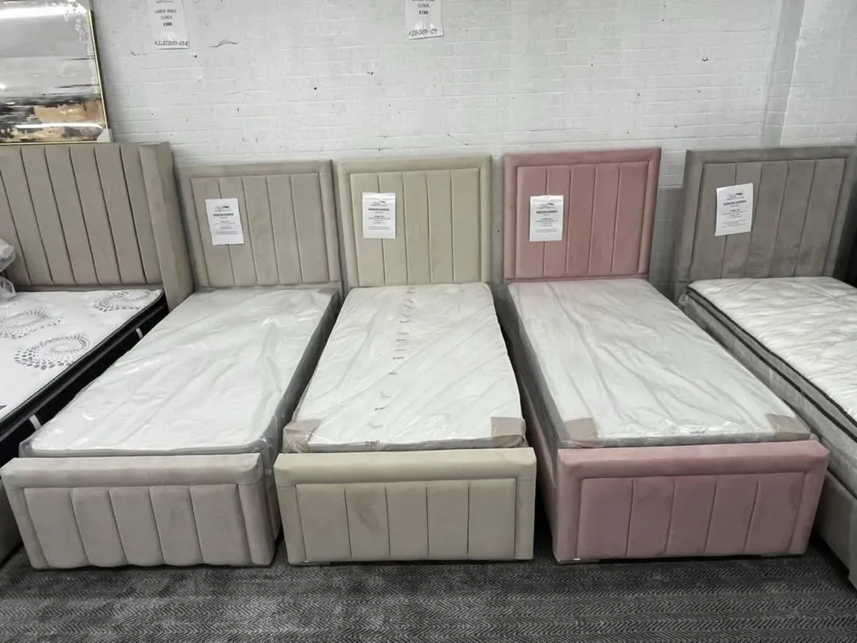Indiana Double & King Size Bed Frame With Mattress - Image 2
