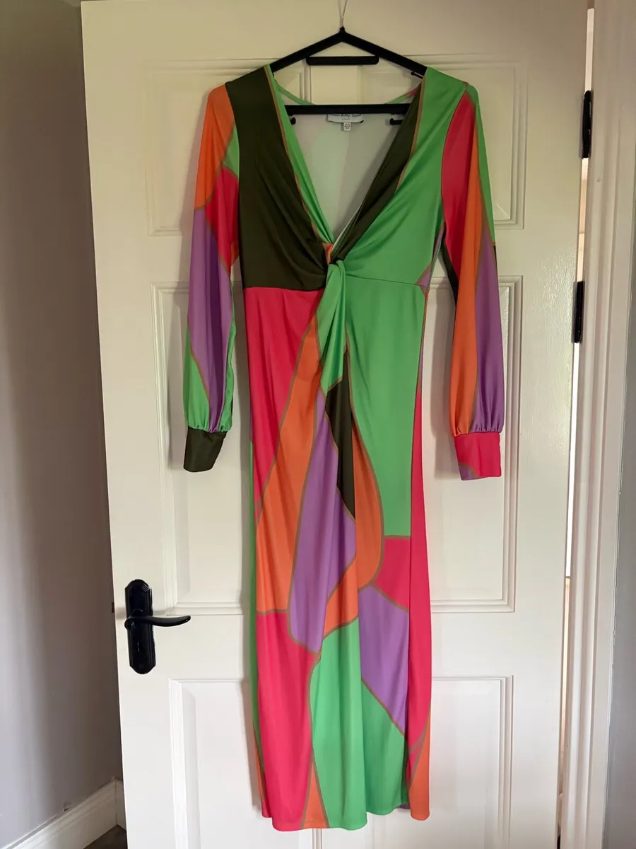 Beautiful multi color occasion dress - Image 1