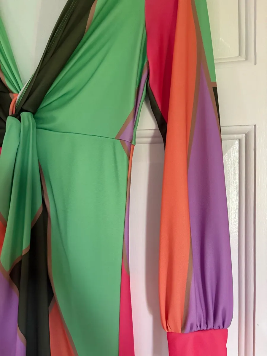 Beautiful multi color occasion dress - Image 2