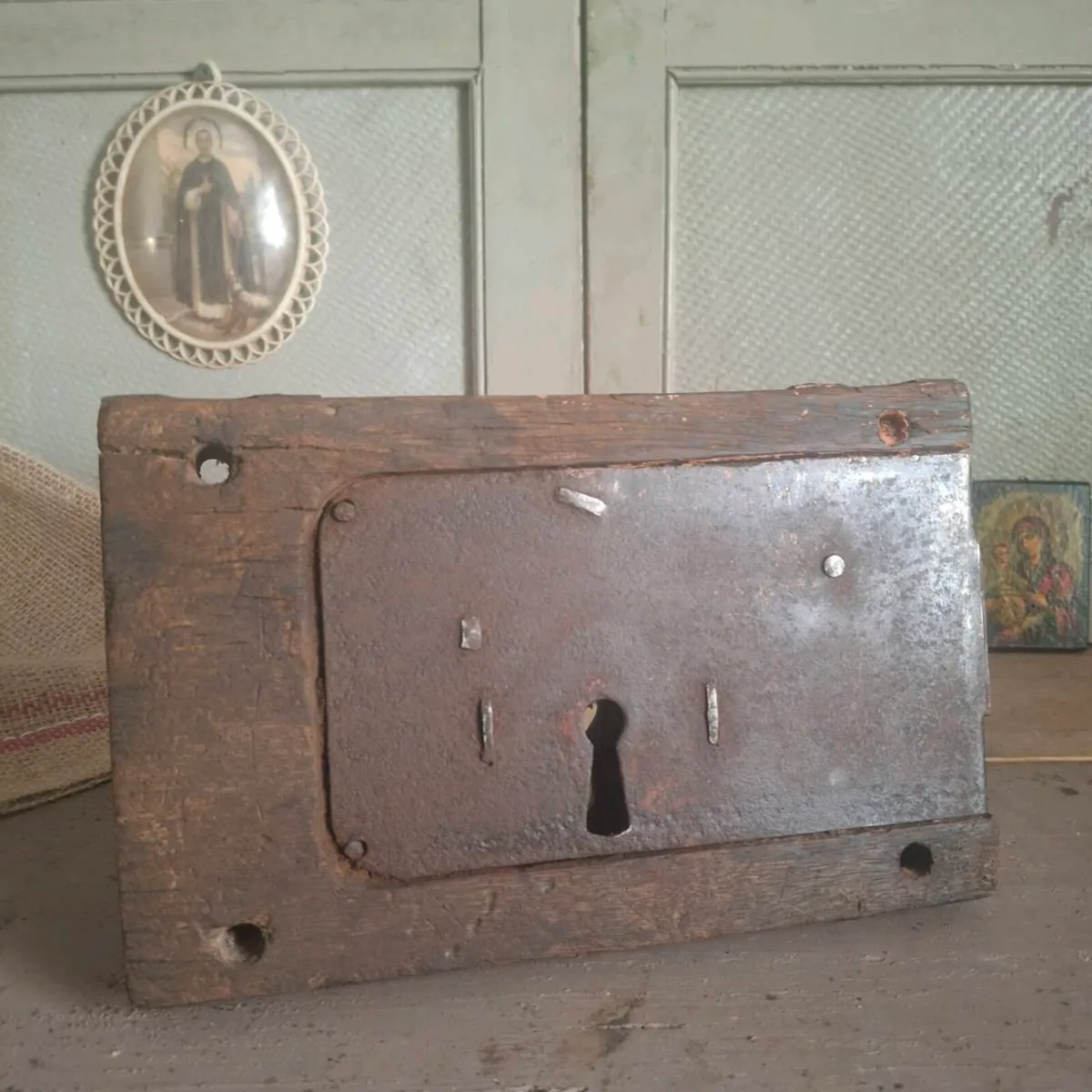 Antique Church Rimlock - Image 1