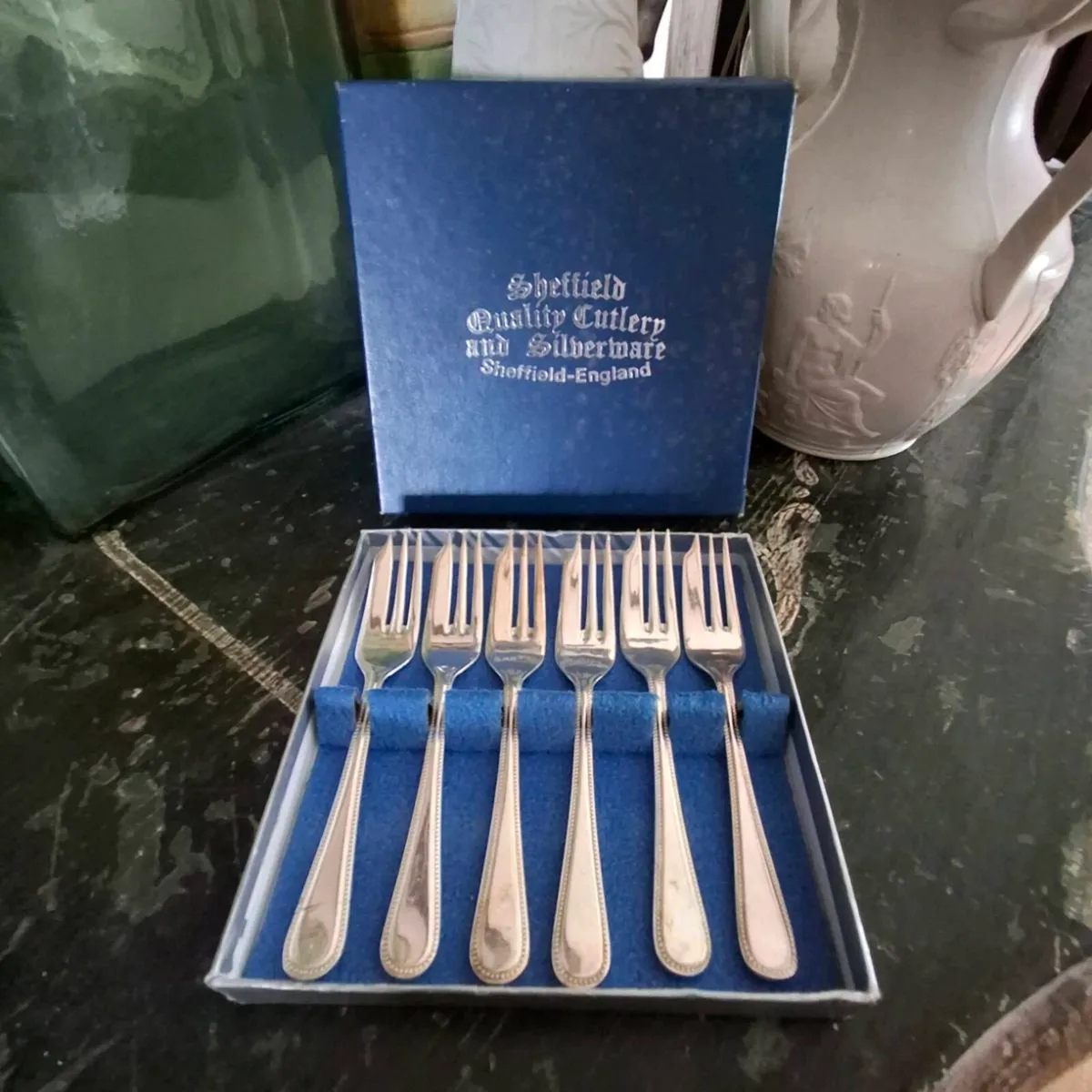 Vintage A1 Silverplate Cake Forks - Image 1