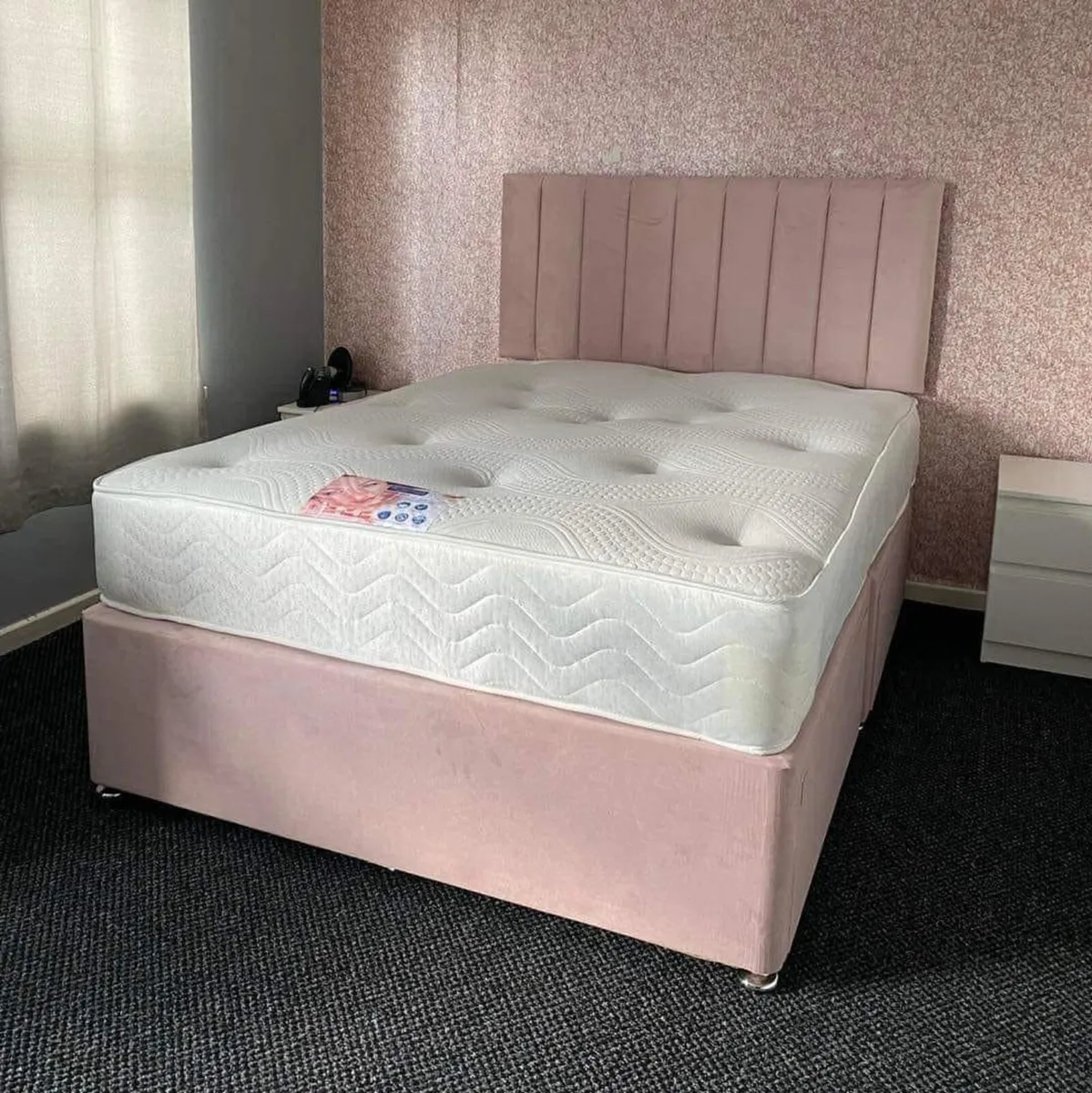 Divan Double & King Size Bed Frame With Mattress - Image 4